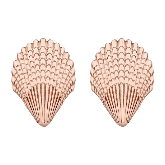 kolczyki pozłacane Kolczyki musze z różowego złota