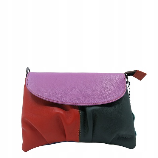 torby na ramię Kopertówka skórzana unikatowa torebka damska handmade upcycling OLIVKA