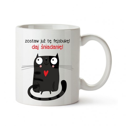 kubek. zostaw już tę fejsbukę...  Love Life and Forest