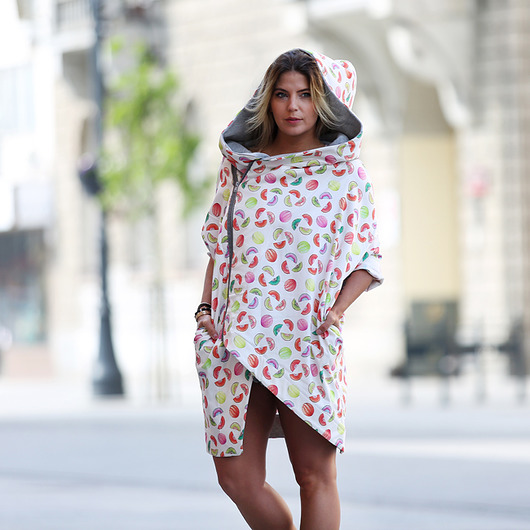 Płaszcz Asymmetry Hood Nubee