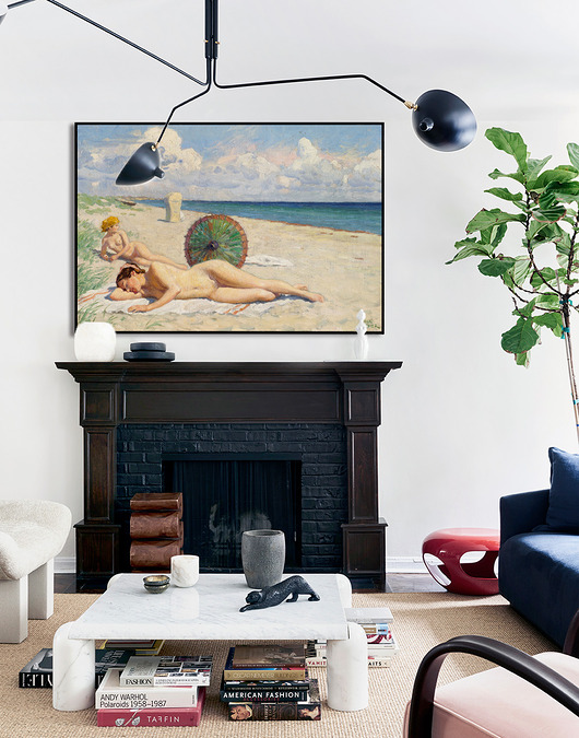 obrazy Młode kobiety na plaży - Paul Fischer