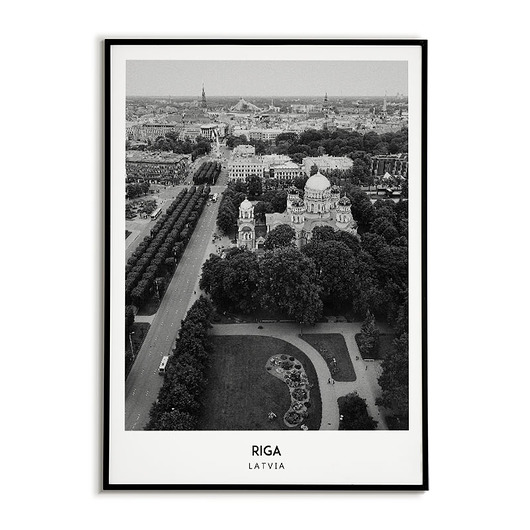 plakaty Plakat miasto ŁOTWA - RYGA  obraz