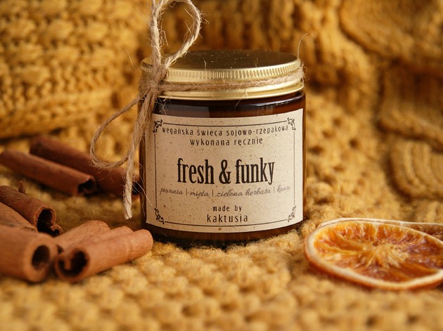 świeczniki i świece FRESH & FUNKY - świeca 120ml