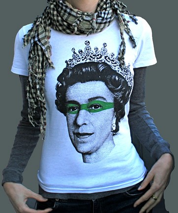 T-shirt Queen Elizabeth    SASHKA