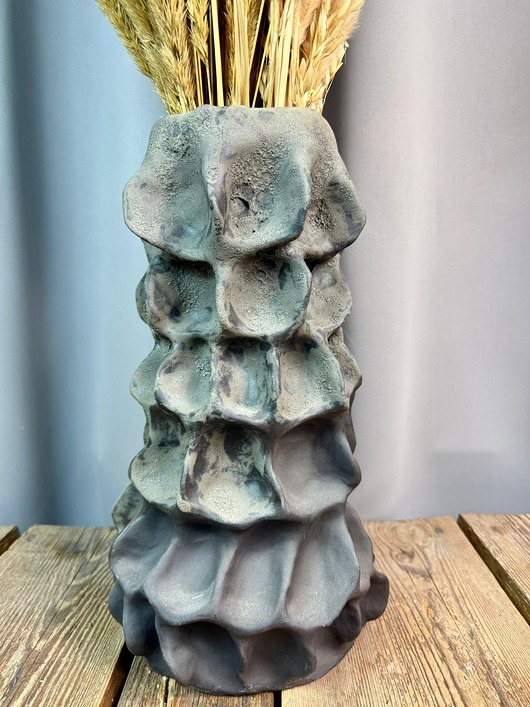 wazony Wazon ceramiczny z kolekcji "Ogranica"