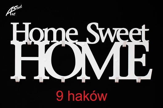Wieszak Ubrania Klucze Home Sweet Cudny Prezent ArtSteel