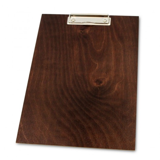 Drewniany clipboard A4 (brąz) Graweromat