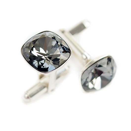 spinki do mankietów Spinki do mankietów Olivier (Silver Night)