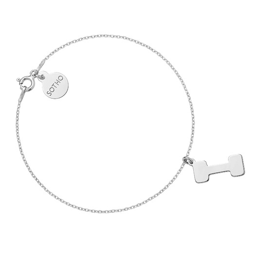 bransoletki srebrne Srebrna bransoletka z ciężarkiem