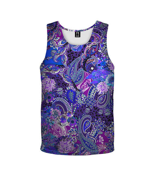 t-shirty dla dziewczynki Bokserka Top Girl DR.CROW Purple Paisley