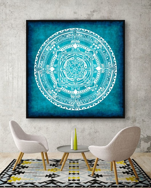 Mandala 50x50cm Malgorzata Domanska