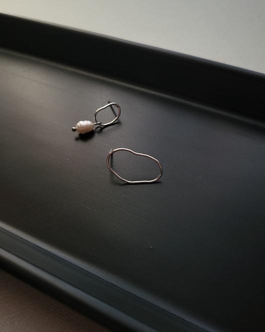 kolczyki z kamieniami Kolczyki Pearl Drop