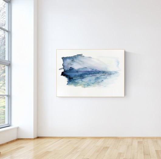 obraz 100 x 70 cm wykonany ręcznie,abstrakcja Krystyna Siwek Art