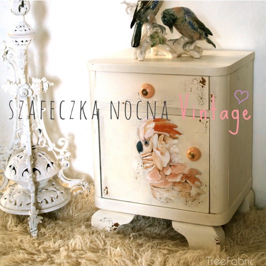 Szafka Nocna z Papugą Matylda ceramika