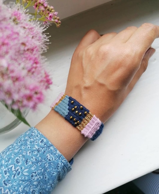 bransoletki na sznurku Boho chic
