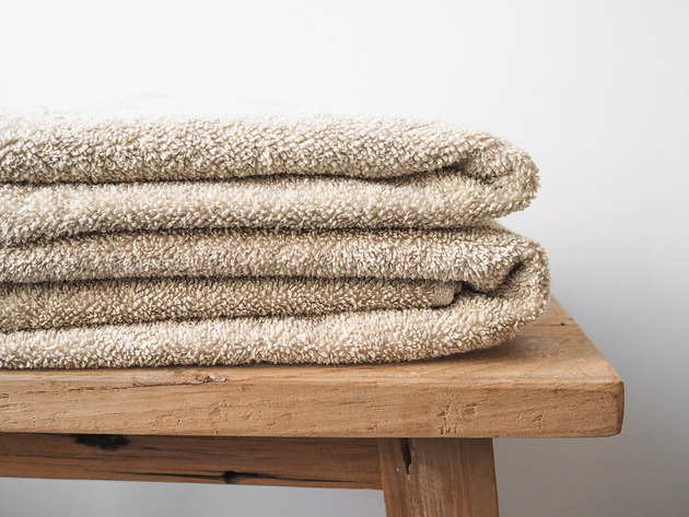 akcesoria dla niej Lniany ręcznik frotte natural  linen