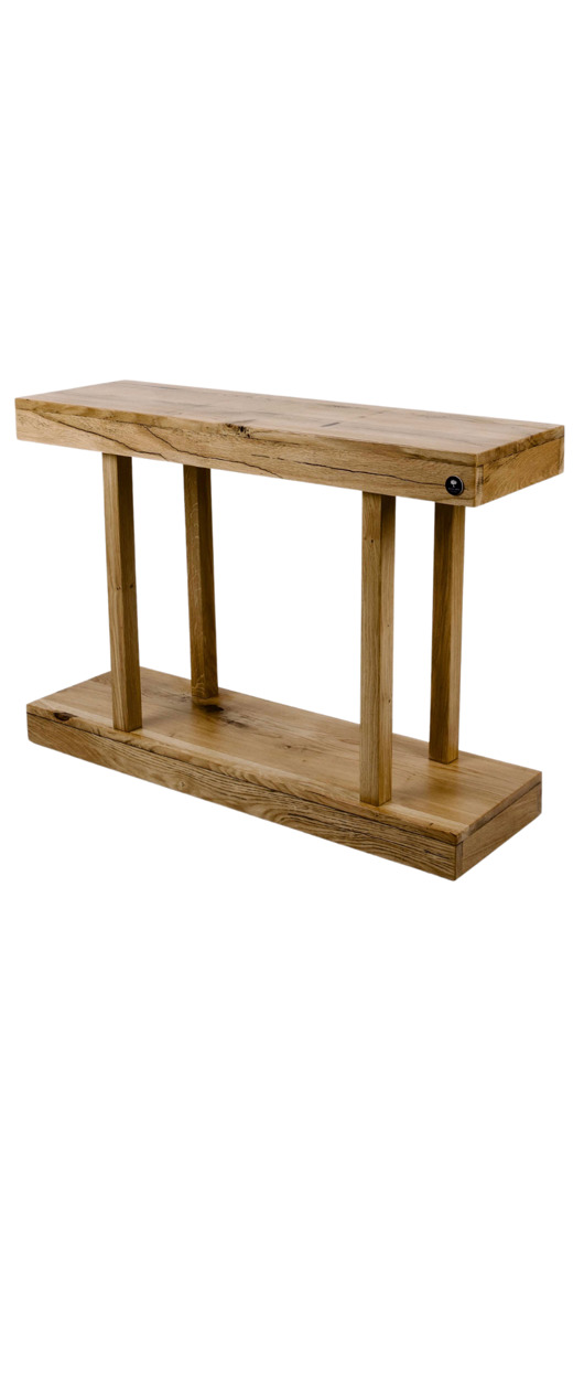regały i półki Konsola Dębowa Loft Drewno Lite 50  cm  SKD-227