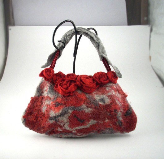 Jedwabnofilcowa Torebka: Boho Walkin&#039; filcant
