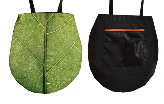 Nowa XXXL liściasta torba z zamkiem i podszewką AT design