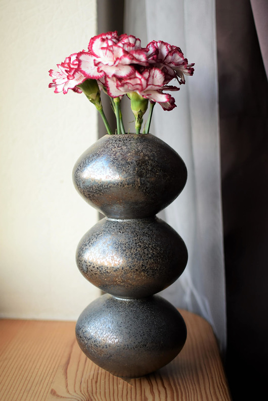 wazony Wazon Ceramiczny Złoty