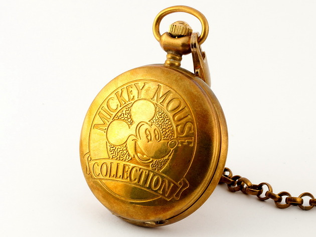 zegarki na łańcuszku Zegarek mechaniczny - Mickey Mouse + Pudełko