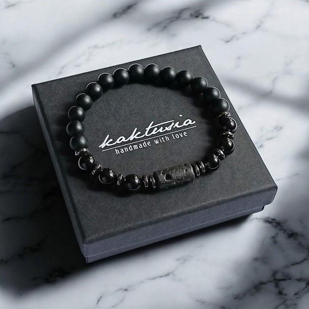 biżuteria męska OCHRONA, SIŁA, ENERGIA vol.II :: turmalin, onyks, lawa