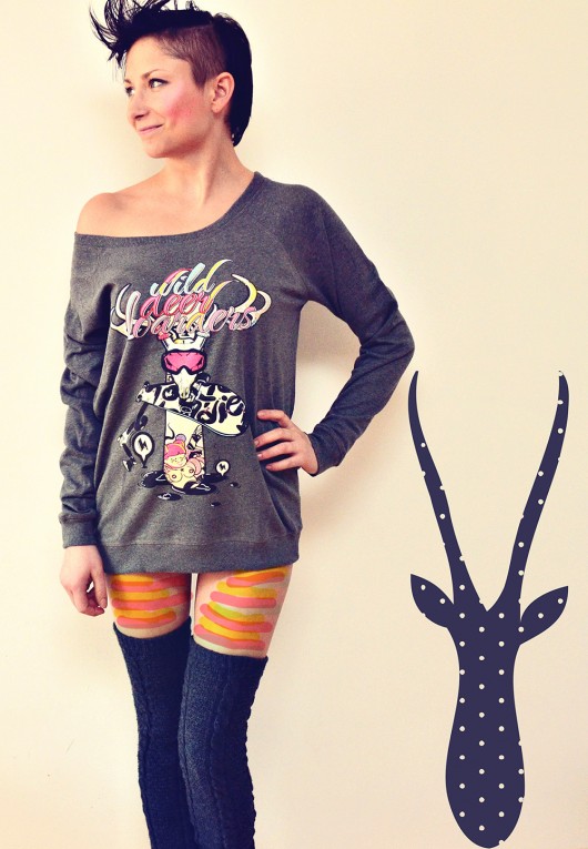 Wild Deer Boarders_Sweatshirt DONT NEED NO SAMURAI