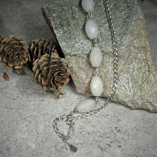 bransoletki z kamieni naturalnych Bransoletka z kryształem górskim