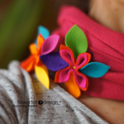 two colours FlowerFelt Design