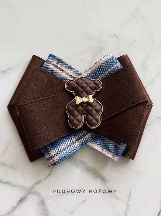 broszki Jesienna Brosza z czekoladowym MISIEM Nowość