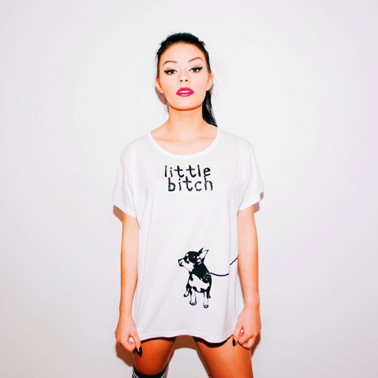 T-shirt Little Bitch Lazy Kant