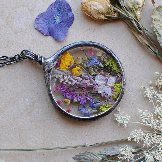 wisiory Naszyjnik Łąka