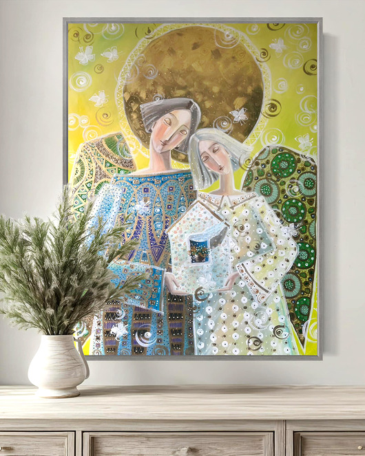 obrazy Musicie być silni miłością, która wszystko znosi. Giclee