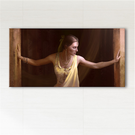 obrazy Obraz - Hinduska - wydruk na płótnie