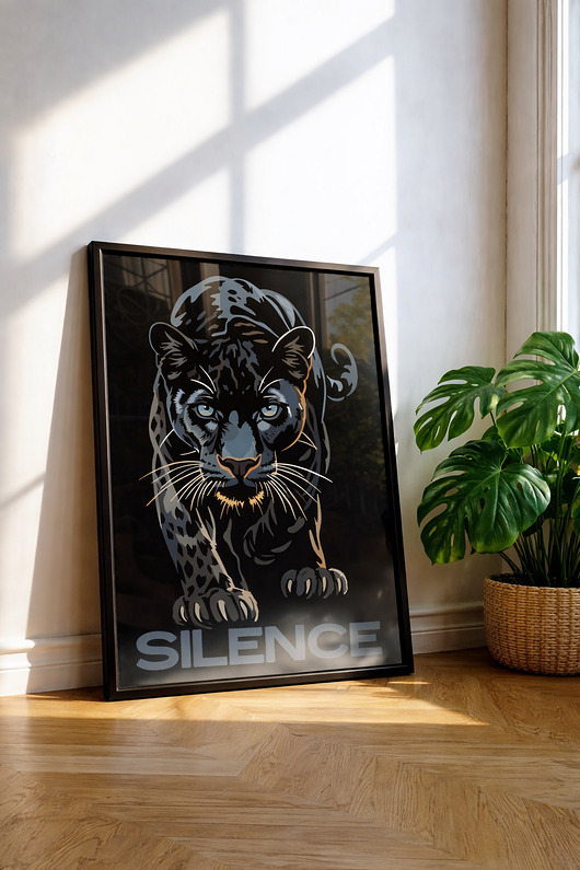 plakaty Plakat Dziki kot