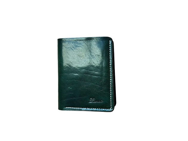Etui na karty 025 zielone - mini portfel Lamato