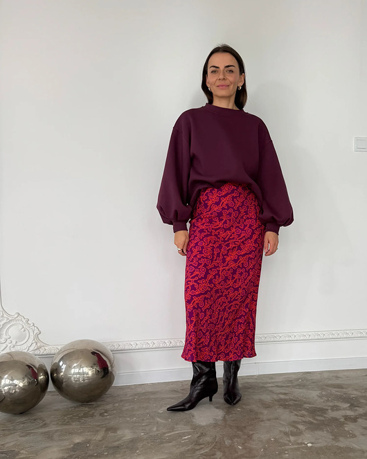 spódnice midi Spódnica Melody confident print