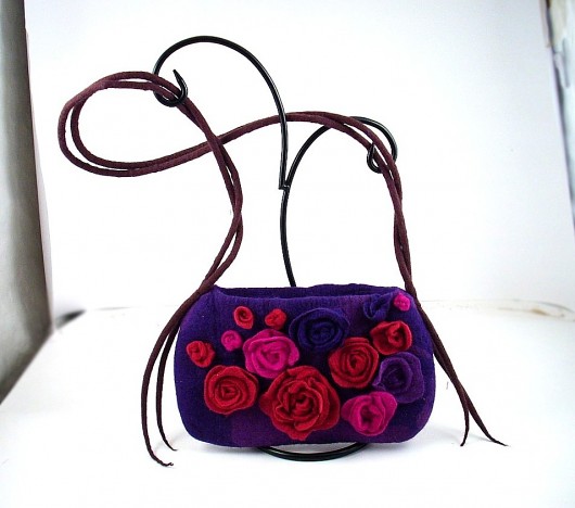 Jedwabnofilcowa Torebka: Living Bag filcant