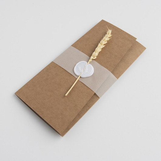 zaproszenia na komunię Zaproszenie na komunię z kłosem zboża