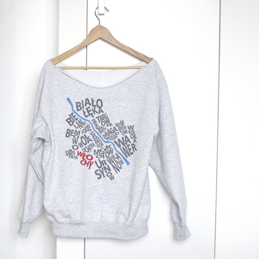 Bluza Warszawska Oversize Z ONE MUG A DAY