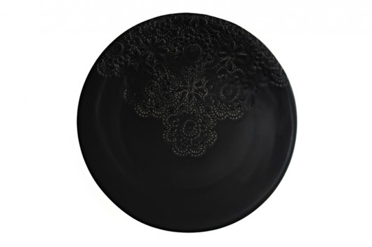 Talerz głęboki - seria barok black  Inzynieria Designu