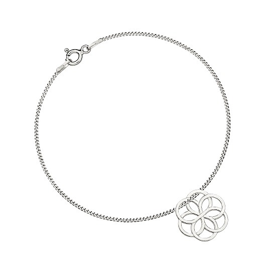 BRANSOLETKA SREBRO 925 Z ROZETKĄ Coccola JEWELLERY