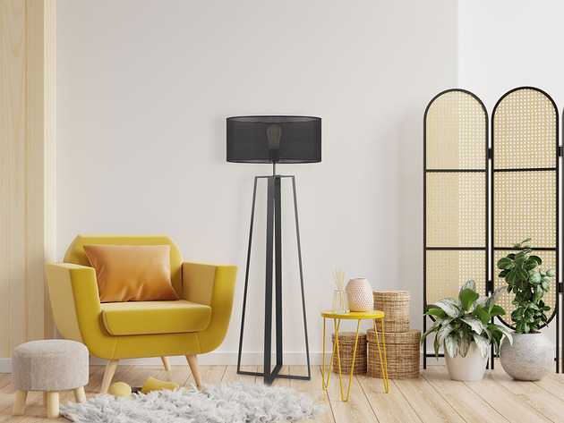lampy podłogowe Lampa podłogowa do salonu MOSS AŻUR