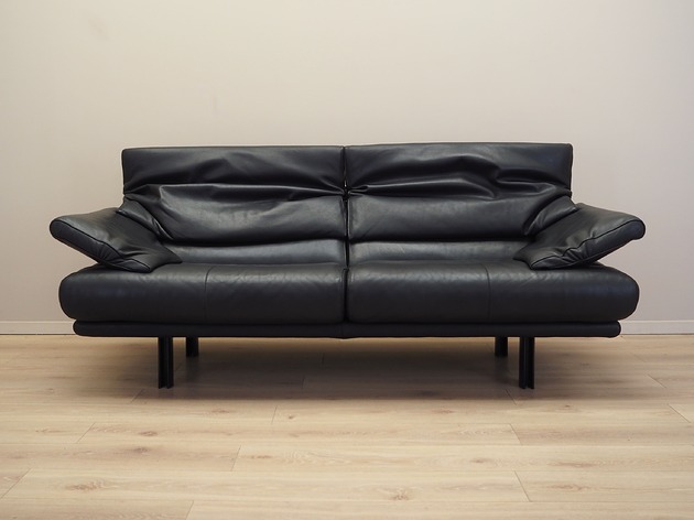 sofy i szezlongi Sofa skórzana Alanda, lata 80, B&B Italia, Paolo Piva