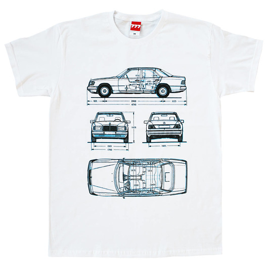 t-shirty męskie koszulka MERCEDES W124 E KLASA tshirt