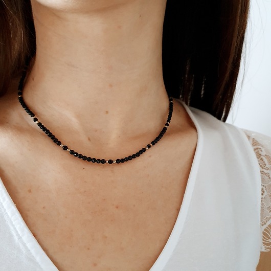 naszyjnik z onyksu LEI handmade 