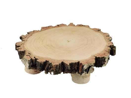 Patera drewniana 18-22 cm z grubą korą rusticalart