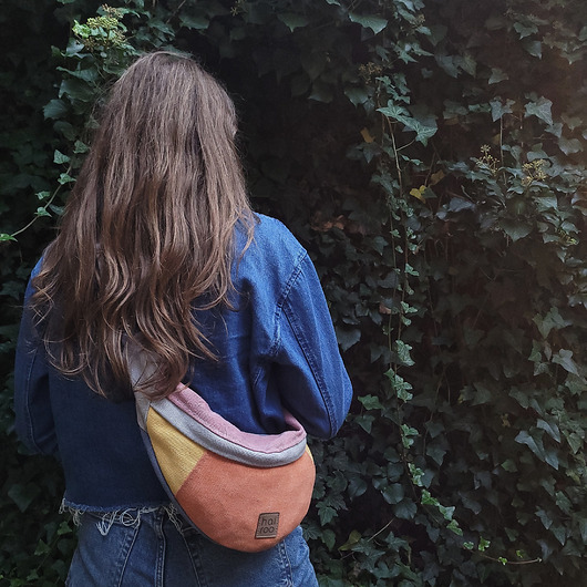 saszetka nerka Nerka "Haru"kolorowa bawełniana