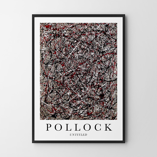 plakaty Plakat Pollock Untitled