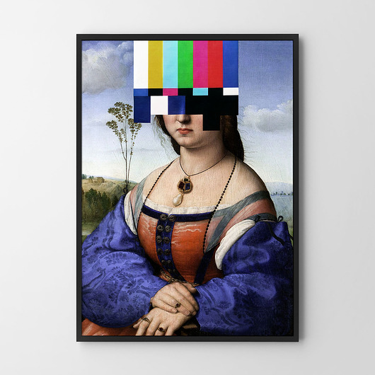 plakaty Plakat Kobieta  z telewizji